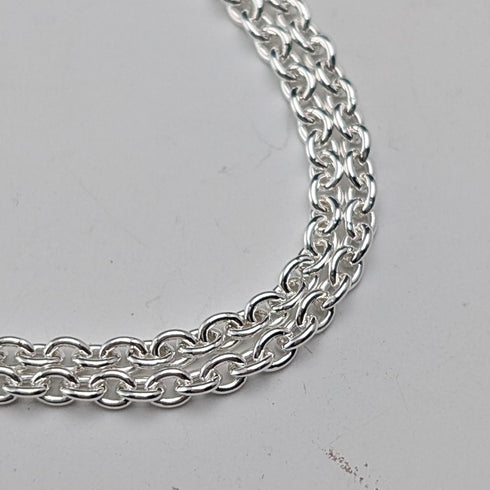 1977年 英国 純銀製 ジュビリーインゴットペンダント&純銀製チェーン 計32g L&N